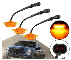 Luz de Rejilla LED de Aluminio de 24V, 4 Piezas, Color Ámbar y Ahumado, para Runner 2014-2019, de Fábrica Moxi - Product Image 1