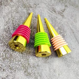 Wine Stoppers Metal Five Color Sealing Bottle Stopper For Red Wine Preservation Simple Style - Product Image 4