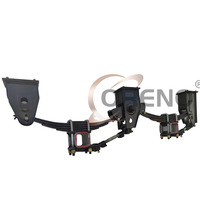 Ensemble de ressorts à lames pour semi-remorque à suspension mécanique de type américain OEM, 3 essieux, 16T, pièces détachées de camion professionnelles