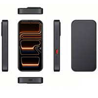 Teléfono Inteligente Android Sin Cámara, 4G LTE, Android 15, MTK Octa Core, 4GB RAM, 64GB ROM, Teléfono Seguro para la Privacidad
