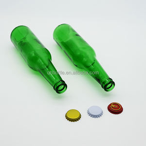 Usine en gros personnalisé recyclable vide 300ml bouteille de bière en verre vert personnalisé avec logo personnalisé couronne bouchons pour bière boisson - Product Image 4
