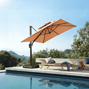 Ombrellone Roma Moderno Impermeabile Anti-UV per Uso Esterno - Product Image 4