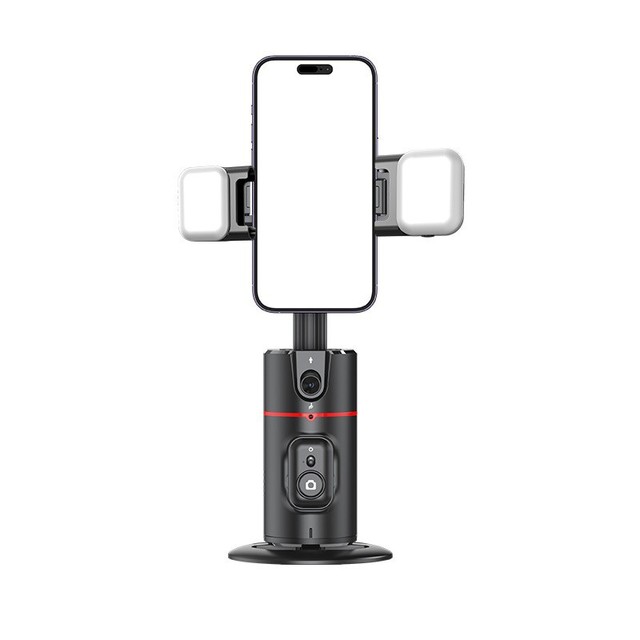 New P02 Automatic Face Tracking 360 Rotating Phone Stand Object Tracking AI Camera Universal-joint Phone Stand