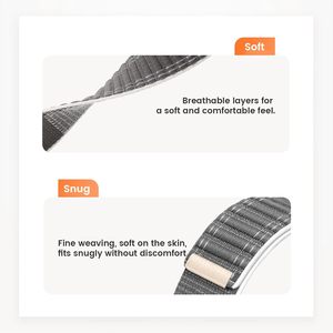 Ultra Sport <strong>Loop</strong> <strong>Strap</strong> Blissbands Factory Original Same Nylon Wave <strong>Strap</strong> <strong>for</strong> Apple Watch Band Series10 9 8 7 6 5 4 42mm 46mm - Product Image 2