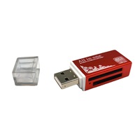 Venta Directa de Fábrica: Nuevo Lector de Tarjetas de Cámara USB 4 en 1 de Alta Velocidad, Aleación de Aluminio, Salida de CC Multifunción