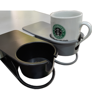 Multi-function Plastic Coffee Table Desk Cup Clip Stand Mug Water Holder Cupholder