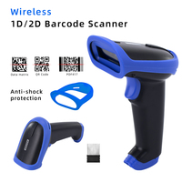 KEFAR-Escáner de código de barras inalámbrico, lector de código de barras de mano, 2D, PDF417, DataMatrix, con receptor USB, S8