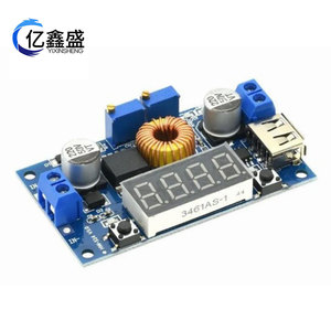 YIXINSHENG XL4015 5A DC-DC Buck <b>Converter</b> With Digital Display <b>Voltage</b> Regulator Module - Product Image 2