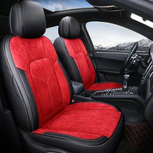 Fundas de Asiento de Alta Gama para Porsche Macan, Reemplazo de Asientos con Cuero Rojo Burdeos, Venta al Por Mayor de Fábrica - Product Image 4