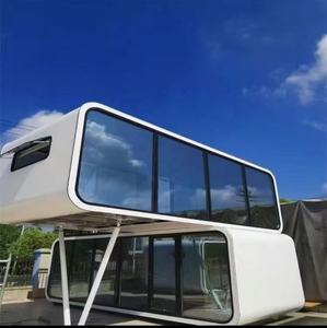 Cabines SINOVA <span class=keywords><strong>Capsule</strong></span> House <span class=keywords><strong>Double</strong></span> Apple Pod avec panneaux sandwich en acier, design moderne - Product Image 4