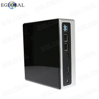 Mini PC de 10.ª Generación con Procesador Core I5 10210U/I7 10510U, Refrigeración por Ventilador, 2*DDR4, 4K 60Hz, TYPE-C, HD, DP, Gráficos UHD, WiFi, Windows 11, para Uso Empresarial