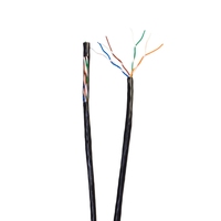 Kabel Jaringan LAN Ethernet Cat5e UTP 26AWG CCA Luar Ruangan Harga Pabrik Langsung Berkualitas Tinggi