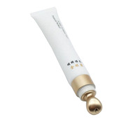 Tubes d'emballage transparents sans BPA pour crème solaire et crème pour les mains en PE, tube élégant pour crème contour des yeux avec applicateur métallique froid