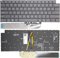 Nouveau clavier d'ordinateur portable rétroéclairé anglais noir américain (sans repose-poignets) pour Dell Inspiron 16 7620 2-en-1 Inspiron 16 Plus 7620