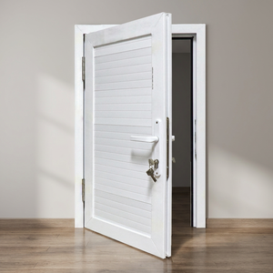 Puerta Abatible Manual de PVC HOFFEN, 81x205 cm, Insonorizada, Impermeable, Aislamiento Térmico, Resistente al Viento, Diseño Moderno para Exteriores de Viviendas - Product Image 2