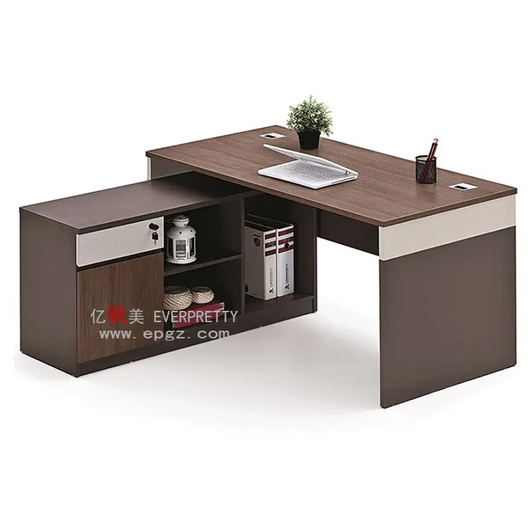 Gorgeous CEO office computer table furniture, manufacturing executive office working table