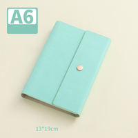 Classeur de luxe a7 journal 100 classeur d'enveloppes en gros en cuir PU avec planificateur de budget de boîte
