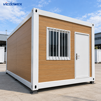 Bureau modulaire préfabriqué contemporain portable de 20 pieds, assemblage rapide, construction en acier, bureau déplaçable