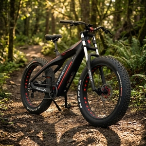 2026 Hot Sale Mountain Bike 48v 750w 13.5ah Lithium Integrated Fat Tire Sport Carbon Fiber <b>Frame</b> E-bike Es750 High-powered - Product Image 1