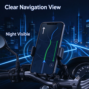 Soporte Universal para Teléfono Móvil para Motocicleta y Scooter Eléctrico, Rotación de 360 Grados, Soporte para Manillar para Navegación GPS - Product Image 6