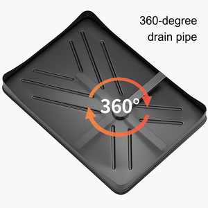 <span class=keywords><strong>Escurridor</strong></span> <span class=keywords><strong>de</strong></span> <span class=keywords><strong>Platos</strong></span> Extensible <span class=keywords><strong>de</strong></span> Acero al Carbono Negro para Encimera <span class=keywords><strong>de</strong></span> Cocina, <span class=keywords><strong>Escurridor</strong></span> <span class=keywords><strong>de</strong></span> <span class=keywords><strong>Platos</strong></span> Grande con Soporte para Utensilios - Product Image 3