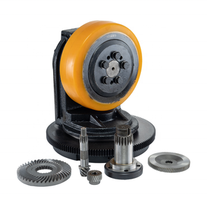 Suku cadang peralatan penanganan Material mesin pengangkat barang vertikal suku cadang roda traksi elektrik dengan setir dan roda gigi - Product Image 3