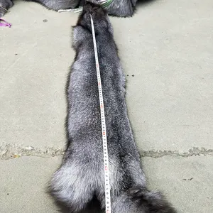 Wholesale Price Whole Animal Skin Cheap Fox Sliver Blue Fox Fur Pelt For Garment