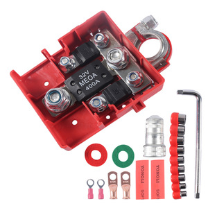 Car <b>Battery</b> <b>Terminal</b> 32V 400A Pure Copper Ring <b>Terminals</b> With Accessories For Automotive Modification - Product Image 1