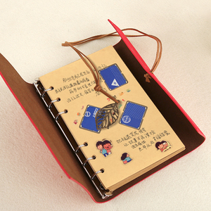 Funda de cuero Foska creativa, suministros escolares y de oficina A6 B6, Papel kraft de PU DIY, hojas sueltas, cuaderno de negocios impermeable de lujo - Product Image 4