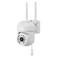 Caméra de sécurité domestique sans fil Iscee 2MP 360° panoramique 12V 5A avec suivi automatique et vision nocturne WiFi PTZ