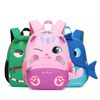 Sac à dos Eastshine Cartoon Fashion pour enfants de 3 à 5 ans, unisexe, en nylon écologique, recyclable, léger, avec fermeture éclair et poignée souple
