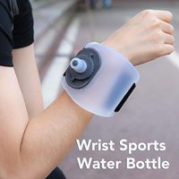 Poignet Silicone Bouteille D'eau Courir De Poche Bouteille D'eau Sports De Plein Air Cyclisme Portable Eau Potable