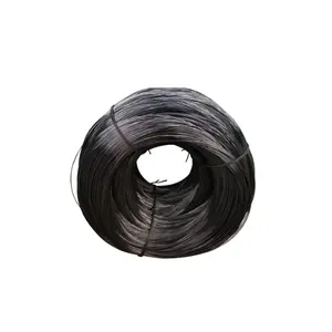 China 0.5-0.7mm 22 #25 #27 # Q195 Q235 Aço Carbono Soft recozido Black Iron Wire fabricantes para o fio de ligação