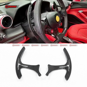 High Quality Dry Carbon Fiber OEM Style <b>Car</b> Auto Parts <b>Car</b> <b>Interior</b> Shift Paddles Kit For Ferrari F12 - Product Image 4