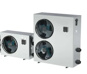 Sistem ventilasi terpasang di dinding vertikal pemanas rumah ketel Air hangat jendela Unit pompa panas sumber udara pompa panas