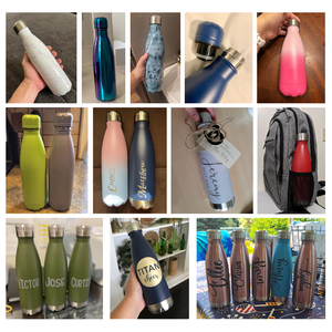 OEM/ODM Factory Wholesale Stainless Steel 500ml 750ml Dyepray Paint Colored Vacuum Insulated Tumbler LED Temperature Display BPA - Product Image 5