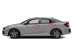 Accesorios WZXD, Cubiertas Cromadas ABS para Manijas de Puerta Laterales de Coche, para CRV 2012-2015 - Product Image 3