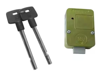 009-0008257 Clé neuve d'origine Pièces de distributeur automatique NCR Boîte de sécurité Serrure à combinaison Coffre-fort Clé et serrure en métal