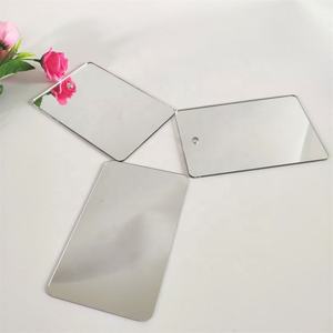 Plaque de miroir acrylique Art Déco OEM avec trou de suspension, miroir décoratif sans verre, miroir de sécurité - Product Image 2