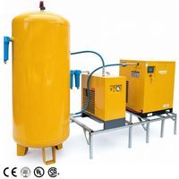 Compresseur d'air industriel à vis rotatif à faible bruit 22 kW 37 kW 55 kW 75 kW 30 CV 50 CV 75 CV 100 CV avec sécheur