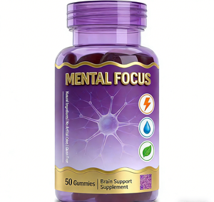 Bonbons gélifiés pour adultes, marque privée OEM, stimulant cérébral, améliore la mémoire et la concentration, nootropique - Product Image 1