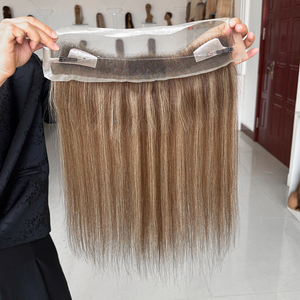 Cabello Humano Ruso 12x1. Topper de Cabello Humano con Frente de Encaje para Mujer, con Cordón Ajustable - Product Image 2