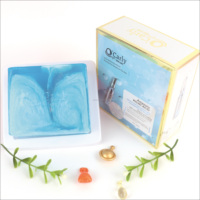 Savon éclaircissant artisanal OEM personnalisé pour les soins de la peau : Ampoule de collagène, acide kojique, 24K Gluta, effet nuage