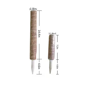 Tótem de fibra de Coco Biodegradable, 14 pulgadas - Product Image 1