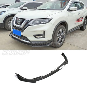 Pour Nissan X-TRAIL 2017-2019 : Kit Carrosserie Complet (Lame de Pare-chocs Avant, Diffuseur, Protection de Pare-chocs) Noir Brillant – Pièce de Modification - Product Image 2