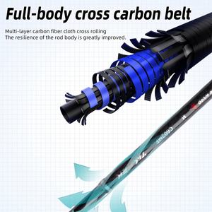 <span class=keywords><strong>Canne</strong></span> à pêche télescopique en <span class=keywords><strong>carbone</strong></span> FISHINGFANS Mini shrink 33cm, section courte portable, puissance moyenne, <span class=keywords><strong>canne</strong></span> à pêche <span class=keywords><strong>M</strong></span> - Product Image 3