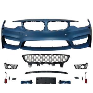 Kit de carrocería de coche a <span class=keywords><strong>precio</strong></span> de fábrica 2025 para <span class=keywords><strong>BMW</strong></span> 4Series F33 F32 F36 2013-2020 actualización a estilo M4 falda de montaje de parachoques delantero + trasero - Product Image 4