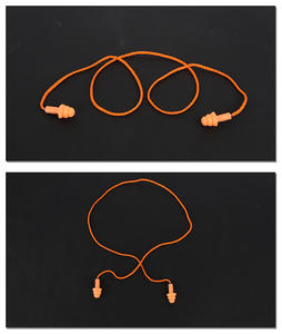 الجملة الضوضاء تقليل مريحة لينة سدادات الأذن عازلة للصوت مع حبل - Product Image 5