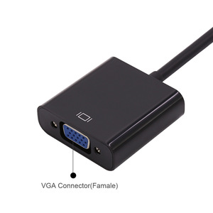 อะแดปเตอร์แปลงสัญญาณ Dp เป็น Vga 1080P ตัวแปลงวิดีโอสำหรับแล็ปท็อปพร้อมขั้วต่อตัวเมีย - Product Image 1