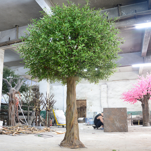 3M 4M 5M  Big Artificial Olive Tree Large Faux Ornamental Olive Trees for Outdoor Decoration